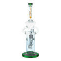 Pipe à Dab Shower Head Swiss Recycler 13'' (Tsunami Glass)