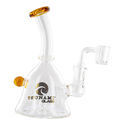 Pipe à Dab Mini Bell 6″ (Tsunami Glass)