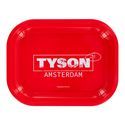 Plateau de roulage en métal rouge ''Tyson Amsterdam'' (TYSON 2.0)