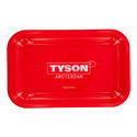 Plateau de roulage en métal rouge ''Tyson Amsterdam'' (TYSON 2.0)