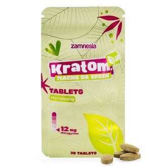 Comprimés kratom - Green Maeng Da (Zamnesia)