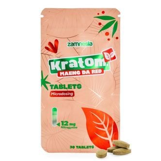 Comprimés kratom - Red Maeng Da (Zamnesia)