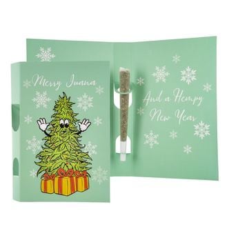 Carte de Noël « Merry Juana »