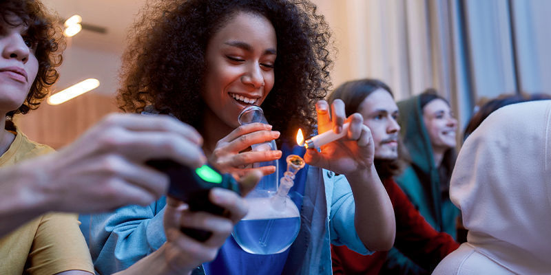 Combinaison De La Weed Et Du Gaming