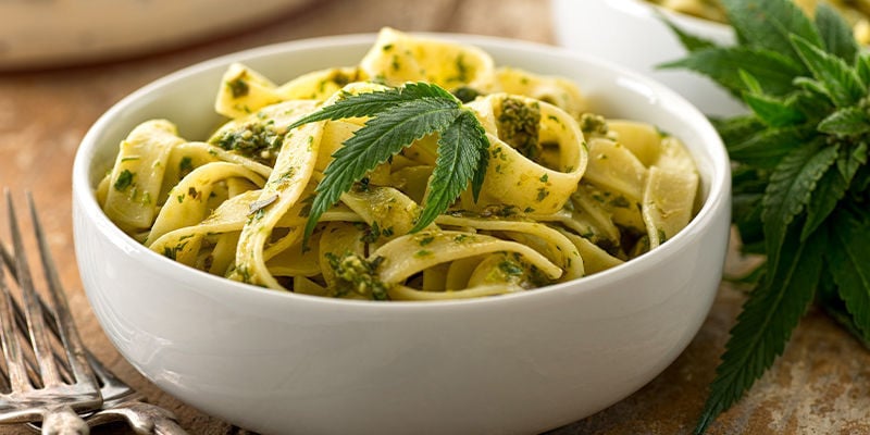 Pâtes Au Pesto Au Cannabis